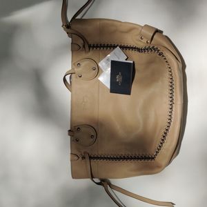 Whiplash nude Coach leather bag
